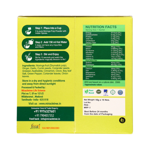 Drumstick Pulp Soup | Instant Soup | 10 Sachets