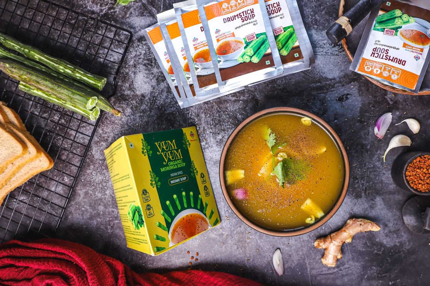 Drumstick Pulp Soup | Instant Soup | 10 Sachets