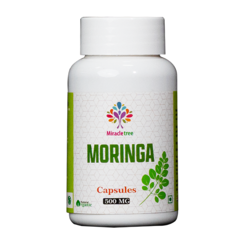 Moringa Leaf Powder Capsules | 60 Capsules