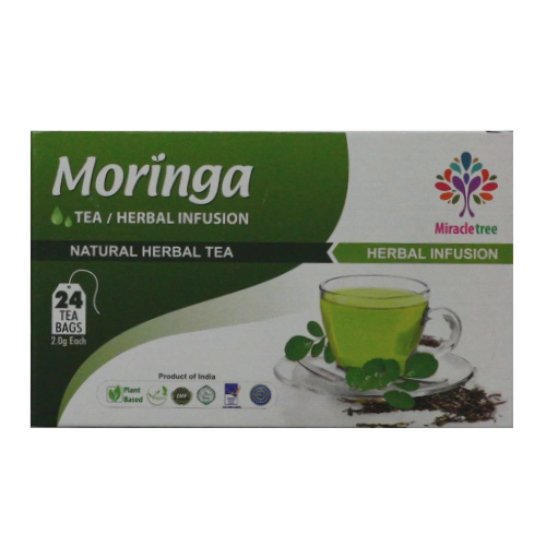 Moringa Plain Herbal Tea | 24 Tea bags | Weight Loss Tea