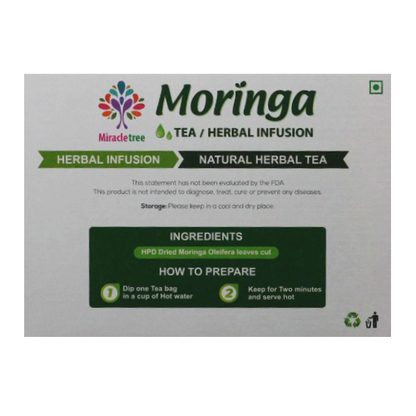 Moringa Plain Herbal Tea | 24 Tea bags | Weight Loss Tea